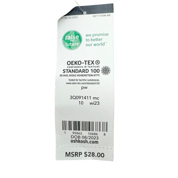 Oshkosh Bgosh Pullover Boys 10/10A Half-Zip Fleece Sweatshirt Burgundy Gray LS - Picture 4 of 7